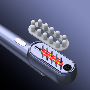 Peine de crecimiento de cabello eléctrico multifuncional portátil con masajeador de cabeza inalámbrico de moda de luz roja EMS para mujeres y hombres - Product Image 6