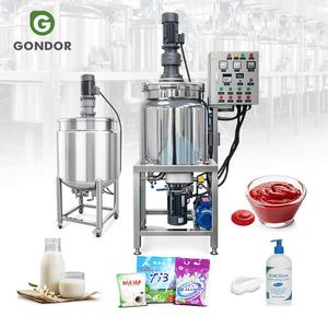 Agitated Jacketed Met Milking Mengtank Ss316 250l Mixer Agitator Reactor Tank for Cooling with Controller - Product Image 1