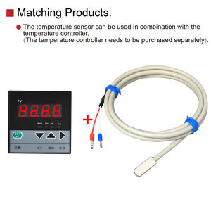 مجس درجة حرارة مقاوم للماء NTC <span class=keywords><strong>10K</strong></span> 50K لحوض السمك الدفيئة الطعام مستشعر حرارة غاطس - Product Image 4