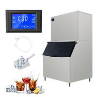 Machine à glace industrielle commerciale à grande capacité 1000 kg, production de glace en cubes clairs, faible consommation d'énergie