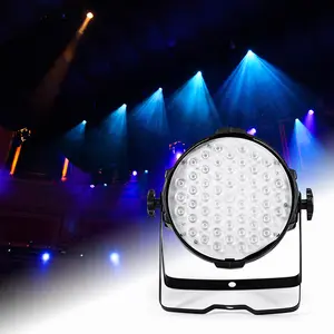 Lampu konser semua dalam satu lensa cermin Par54 lampu panggung LED RGBWW rgb DMX lampu kaleng par LED