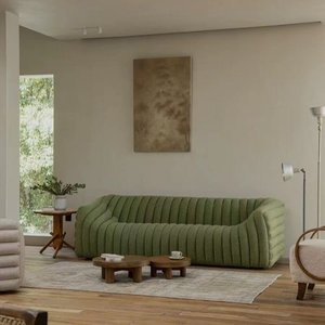 Divano Vintage Nero con Motivo Litchi in Legno, Anti-Graffio per Gatti, Borsa per Divano Haus Woh Nuo Mid- Artistic Straight Row Single Floor Lazy - Product Image 3