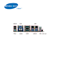 Carte mère industrielle embarquée Mini ITX ATX ITX-A610M1 LGA1700 DDR4 VGA HD 4K Display 9 USB 6 COM SATA3.0 M.2 NVME SSD
