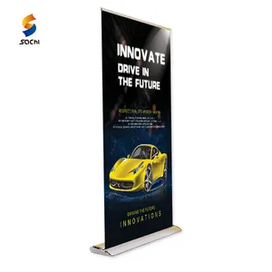 Elektrische Roll Up Banner Stand Licht Kakemono Banner Gemotoriseerde Scrollen Roll Up Standee Stand Nieuwe Model 2022