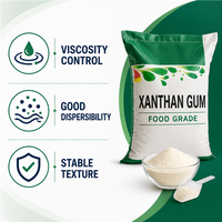 Gomme xanthane en poudre de qualité alimentaire, épaississant et stabilisant pour sauces et boissons, en vrac, en stock dans l'entrepôt américain