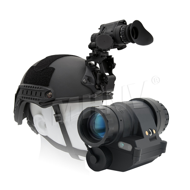 MHNV PVS-14 Autogaing Gen2+ Gen3 IIT White Green Phosphor Manual Gain Head Mount Night Vision Monocular PVS14