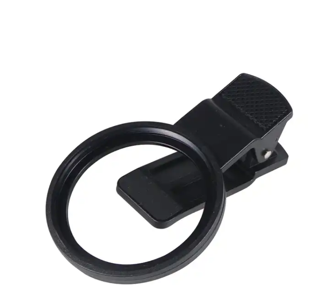Zomei Round 52mm Waterproof ABS Material RoHS Certified Mobile Phone Clip for Photography Use Compatible with All Cellphones