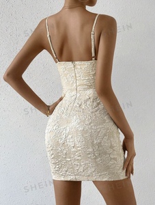 <span class=keywords><strong>100Polyester</strong></span> Vải đám cưới 3D Jacquard vải cho quần áo - Product Image 4