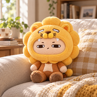 OEM ODM Personnalisé, Vente en gros d'usine de peluches douces sur le thème du zodiaque, Lion (Léo) du zodiaque, animaux en peluche et poupées en peluche de personnages originaux inspirés de livres