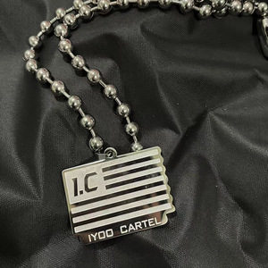 Collana con Perline Rotonde Piccole in Acciaio Inossidabile Stile <span class=keywords><strong>Hip</strong></span> <span class=keywords><strong>Hop</strong></span> <span class=keywords><strong>Rap</strong></span> West Coast East Coast, Gioielli di Alta Gamma Molto Venduti - Product Image 3