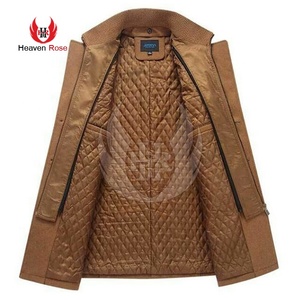 Nuevo abrigo de moda de alta calidad para hombre con cuello de marca, abrigo con estampado de talla grande a la venta - Product Image 4