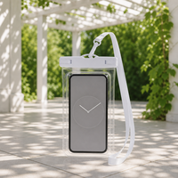 Pochette étanche flottante transparente personnalisée pour téléphone tactile, ensemble de sacs étanches multicolores pour la natation, la randonnée et les voyages