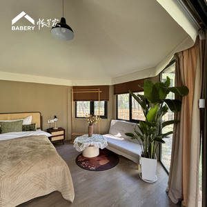 Carpa de Glamping de Lujo de Acero de 38 m con 3 Picos |   Alojamiento Modular para Huéspedes |   Edificio Prefabricado para Hotel Ecológico, Oficinas o Campamento - Product Image 5