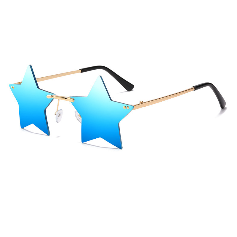 Shop Our Five-Pointed Star Shape Personalized Ocean Sunglasses display picture 2