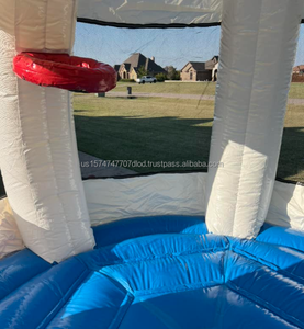 Mini castillo inflable de duende navideño alegre uso interior/exterior con aprobación ASTM CPC - Product Image 4