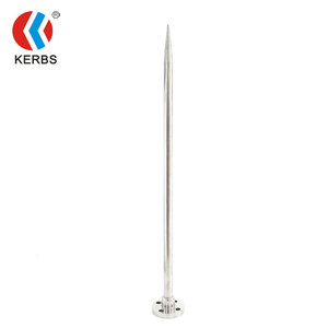 Paratonnerre en acier inoxydable KERBS KLF-BJ-01 de type aiguille pour l'ingénierie et l'usage domestique - Product Image 1