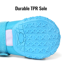 Chaussures pour animaux de compagnie en cuir de luxe Truelove pour grands chiens, imperméables, réfléchissantes, antidérapantes, chaudes pour la marche en hiver