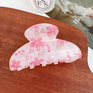 <span class=keywords><strong>Pince</strong></span> à <span class=keywords><strong>cheveux</strong></span> en acrylique imprimée en gros pour femmes, <span class=keywords><strong>pince</strong></span> à <span class=keywords><strong>cheveux</strong></span> en forme de <span class=keywords><strong>crabe</strong></span> tendance - Product Image 6