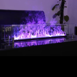 Caminetto a Vapore Acqueo Multicolore Installazione a Incasso Decorazione Interna <span class=keywords><strong>Effetto</strong></span> Fiamma Realistico Senza Canna Fumaria - Product Image 1