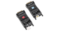 Convertisseur de média DVI vers fibre optique 4K 10 Gbit/s jusqu'à 2 km LC sur fibre monomode avec audio stéréo externe pour l'industrie de la diffusion télévisuelle