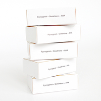 Boîtes à parfum pliables personnalisées, élégantes, en feuille d'or, portables, réutilisables, recyclables, avec impression CMJN et emballage en papier