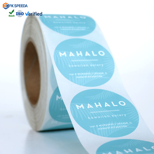 Personalizzabile <span class=keywords><strong>PVC</strong></span> impermeabile rotolo adesivo adesivo personalizzato carta vinilica adesivo per imballaggio alimentare Logo privato stampa - Product Image 2