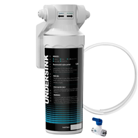 Filter Air Inline di Bawah Wastafel-Alkali PH+ Remineralisasi Manual untuk RV, Hotel & Penggunaan Luar Ruangan, Filtrasi 6 Tahap, Pasang Sistem RO