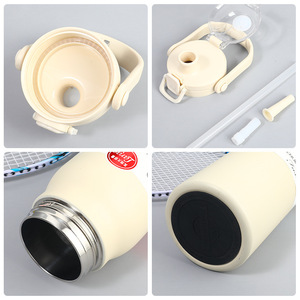Portable Camping Sport <b>Large</b> Capacity 1300ml 1600ml Double Wall Vacuum Insulated Stainless Steel Water Bottles for Handle - Product Image 2