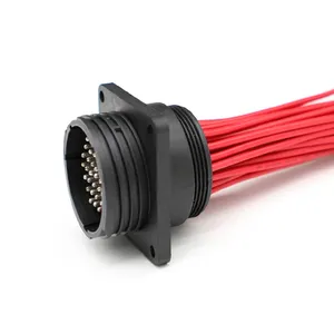 182918 Tyco dây để dây 37P receptacle đảo ngược Giới tính ổ cắm cáp điện dây nhà ở kết nối phụ kiện