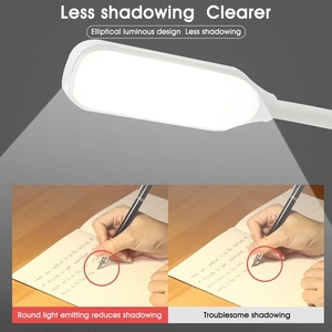 Gran oferta, alimentada por batería Mini lectura de libros, lámpara de mesa de luz nocturna USB, protección ocular, táctil, 3 modos, lámpara de escritorio con Clip ajustable - Product Image 4