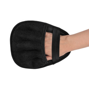 Gant de toilettage pour animaux de compagnie, brosse double face noire pour le démêlage des poils de chat et de chien - Product Image 2