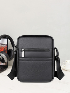 Bolso Mensajero de Negocios Vintage para Hombre, con Logotipo Personalizado, de PU y Poliéster, Estilo Moderno, Bolso de Mano al por Mayor, Bolso de Hombro - Product Image 2
