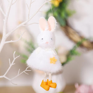 Decoración de Pascua, Adorno Colgante de Conejito en Colores Pastel, Decoración para Ventanas de Pascua, Adornos Colgantes, Recuerdos para Fiestas Familiares de Pascua, Regalos para el Hogar - Product Image 5