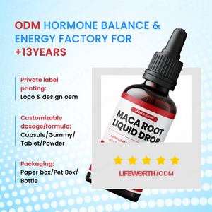 LIFEWORTH OEM Gotas Líquidas de Raíz de Maca con <span class=keywords><strong>Ashwagandha</strong></span>, Favorece el Alivio del Estrés y un Apetito Saludable, Listo para Marca Privada 60ml - Product Image 4