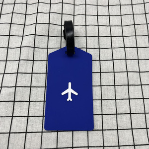 Direct Factory PVC Ultra-<b>light</b> Soft-Rubber Luggage Tags Airplane Boarding Pass-Style Anti-Loss Leisure Travel <b>Suitcase</b> Pendants - Product Image 2
