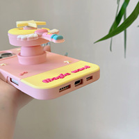 Coque de téléphone pour iPhone 13 14 15 16 Pro Max, mignonne, 3D, avec motif d'étoile magique, baguette magique, Kawai, coque de téléphone en silicone unique, compatible