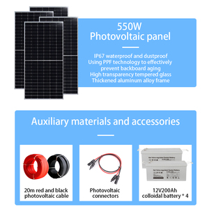 ระบบโซลาร์เซลล์สำหรับบ้านแบบออฟกริด 3000W กำลังไฟ 3 กิโลวัตต์ รุ่น SZSSTH-3000W ระบบโซลาร์เซลล์ขนาดเล็กสำหรับบ้านทั้งหลัง ระบบพลังงานแสงอาทิตย์สำหรับบ้าน - Product Image 6