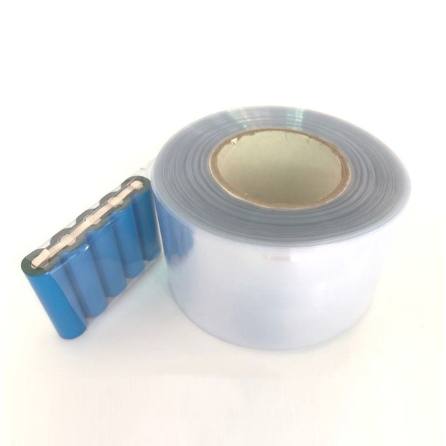 Clear PVC Heat Shrink Tubing for 21700 Battery Pack Wrap