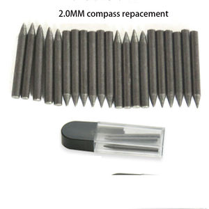 学生2B 2.0毫米铅笔指南针更换铅笔芯套装黑色绘图铅 - Product Image 6