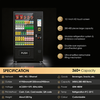 Fabricant de distributeurs automatiques de boissons SUNHOPE, distributeur automatique de boissons intelligent avec système de refroidissement et lecteur de cartes