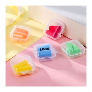 Custom Logo Foam Ear Plugs Bulk Noise Cancelling Earplugs for Sleep Travel & Events Personalized Promotional Business <b>Gifts</b> - Product Image 1