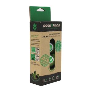 Custom Unscented Disposable <b>Compostable</b> Pet Dog Poop <b>Bags</b> Biodegradable Poop Baggies Carrier Waste <b>Bag</b> - Product Image 5