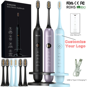 <span class=keywords><strong>Brosse</strong></span> à dents électrique rechargeable, intelligente, portable, étanche, compatible avec les têtes <span class=keywords><strong>de</strong></span> <span class=keywords><strong>brosse</strong></span> Sonicarer - Product Image 1