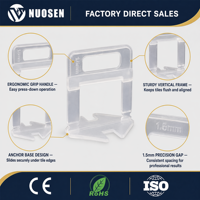Clips de Système de Nivellement pour Carreaux Céramiques, Style Chinois, 1mm 3mm, Pack Variété, Épaisseur 2mm, Cales en Plastique pour Fixation de Carrelage de Sol