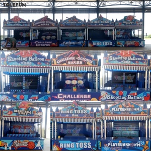 Tolefun Carnival Indoor Game Booth Funfair Lucky Ring Booth Machine en venta Catch Ducks Parque De Atracciones Adventure <span class=keywords><strong>Park</strong></span> - Product Image 4