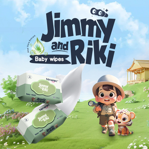 Disposable Cotton Fiber Biodegradable Baby <strong>Wipes</strong> 99% Pure for Water Antibacterial Soft Cleaning <strong>Wipes</strong> for Skin Care - Product Image 4