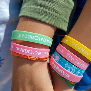 로고 맞춤 제작 승화 실리콘 팔찌, 스포츠 십대 대학 미식축구팀용 실리콘 손목 밴드 - Product Image 6