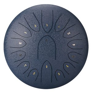 Tambour à langue en acier Kabat, 13 notes, 12 pouces, instruments <span class=keywords><strong>de</strong></span> <span class=keywords><strong>musique</strong></span>, handpan, tank drum, <span class=keywords><strong>instrument</strong></span> <span class=keywords><strong>de</strong></span> percussion avec accessoires <span class=keywords><strong>de</strong></span> tambour - Product Image 1