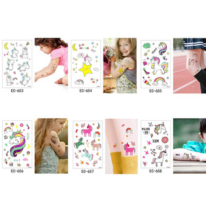 Venta caliente lindo <span class=keywords><strong>de</strong></span> dibujos animados arte <span class=keywords><strong>de</strong></span> cuerpo impermeable temporal chico del tatuaje falso - Product Image 4