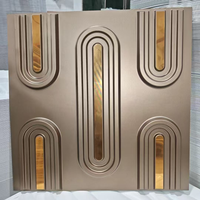 Paneles de Pared 3D de PVC Modernos, Ecológicos y Fáciles de Limpiar con Diseño Gráfico para la Pared de Fondo de la Sala de Estar